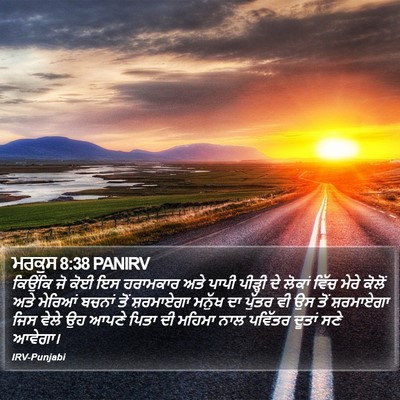 ਮਰਕੁਸ 8:38 PANIRV Bible Verse Image