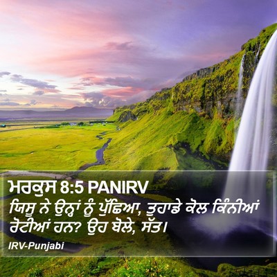 ਮਰਕੁਸ 8:5 PANIRV Bible Verse Image