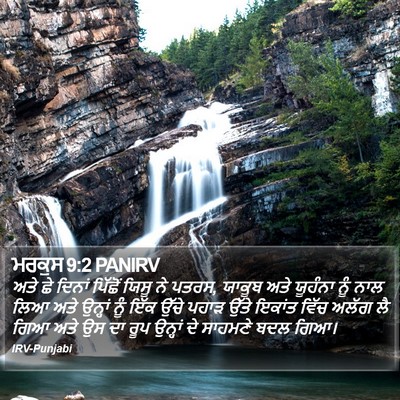 ਮਰਕੁਸ 9:2 PANIRV Bible Verse Image