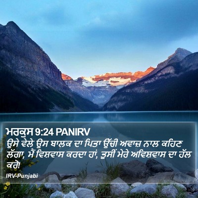 ਮਰਕੁਸ 9:24 PANIRV Bible Verse Image
