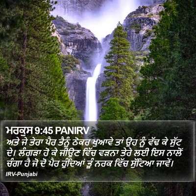 ਮਰਕੁਸ 9:45 PANIRV Bible Verse Image