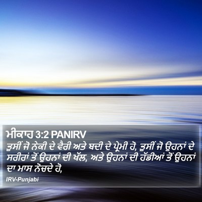 ਮੀਕਾਹ 3:2 PANIRV Bible Verse Image