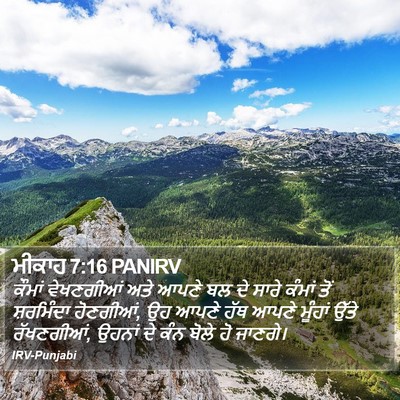 ਮੀਕਾਹ 7:16 PANIRV Bible Verse Image