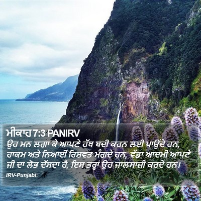 ਮੀਕਾਹ 7:3 PANIRV Bible Verse Image