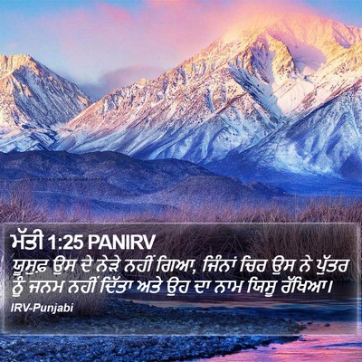 ਮੱਤੀ 1:25 PANIRV Bible Verse Image