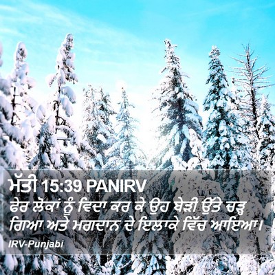 ਮੱਤੀ 15:39 PANIRV Bible Verse Image