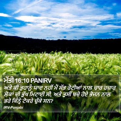 ਮੱਤੀ 16:10 PANIRV Bible Verse Image