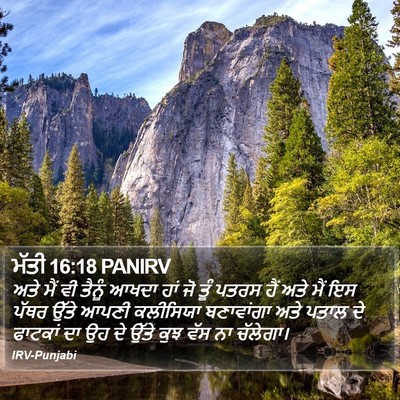ਮੱਤੀ 16:18 PANIRV Bible Verse Image