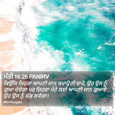 ਮੱਤੀ 16:25 PANIRV Bible Verse Image