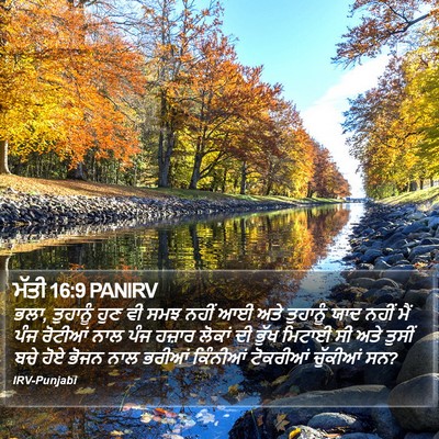 ਮੱਤੀ 16:9 PANIRV Bible Verse Image