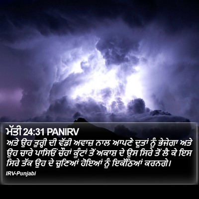 ਮੱਤੀ 24:31 PANIRV Bible Verse Image