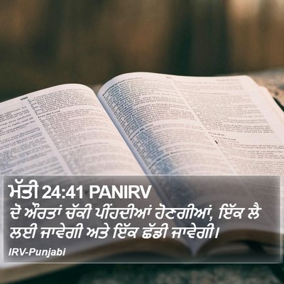 ਮੱਤੀ 24:41 PANIRV Bible Verse Image