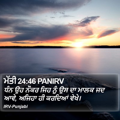 ਮੱਤੀ 24:46 PANIRV Bible Verse Image