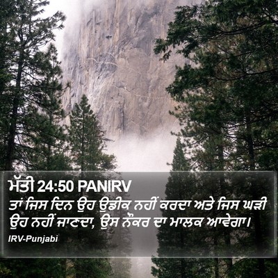 ਮੱਤੀ 24:50 PANIRV Bible Verse Image