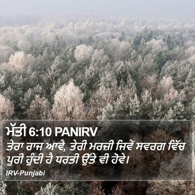 ਮੱਤੀ 6:10 PANIRV Bible Verse Image