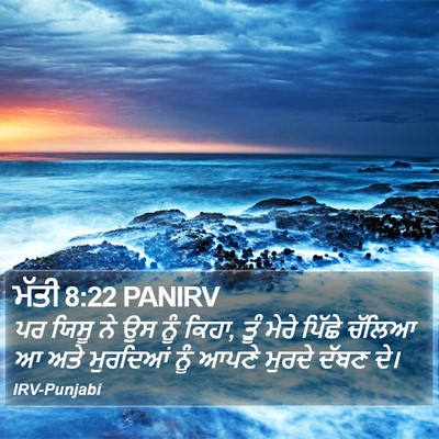 ਮੱਤੀ 8:22 PANIRV Bible Verse Image
