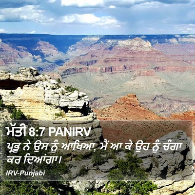 ਮੱਤੀ 8:7 PANIRV Bible Verse Image