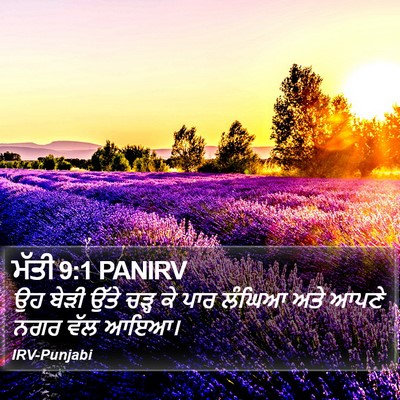 ਮੱਤੀ 9:1 PANIRV Bible Verse Image
