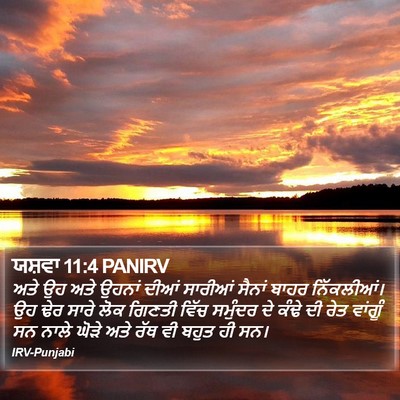 ਯਸ਼ਵਾ 11:4 PANIRV Bible Verse Image