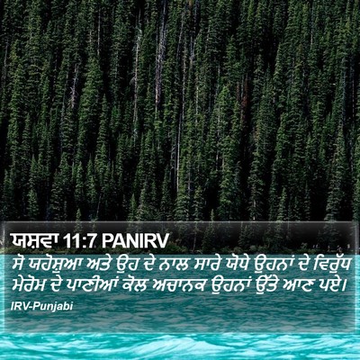 ਯਸ਼ਵਾ 11:7 PANIRV Bible Verse Image