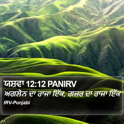 ਯਸ਼ਵਾ 12:12 PANIRV Bible Verse Image