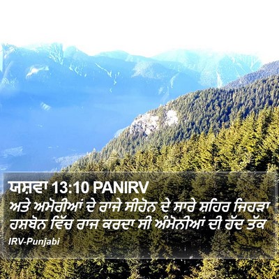 ਯਸ਼ਵਾ 13:10 PANIRV Bible Verse Image