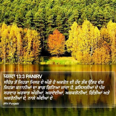 ਯਸ਼ਵਾ 13:3 PANIRV Bible Verse Image