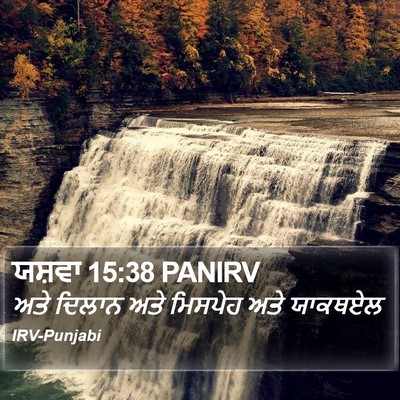 ਯਸ਼ਵਾ 15:38 PANIRV Bible Verse Image