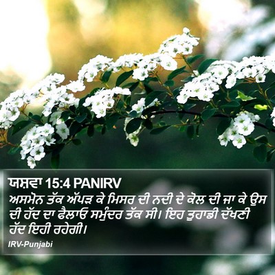 ਯਸ਼ਵਾ 15:4 PANIRV Bible Verse Image
