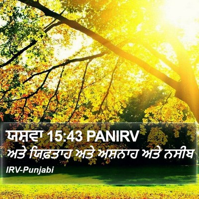 ਯਸ਼ਵਾ 15:43 PANIRV Bible Verse Image