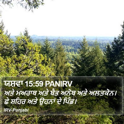ਯਸ਼ਵਾ 15:59 PANIRV Bible Verse Image