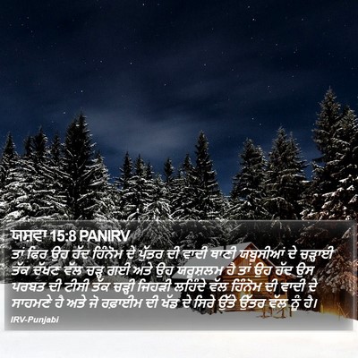 ਯਸ਼ਵਾ 15:8 PANIRV Bible Verse Image