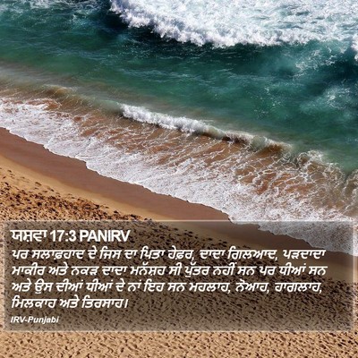 ਯਸ਼ਵਾ 17:3 PANIRV Bible Verse Image