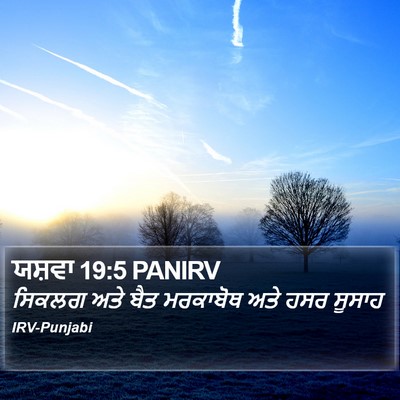 ਯਸ਼ਵਾ 19:5 PANIRV Bible Verse Image