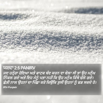 ਯਸ਼ਵਾ 2:5 PANIRV Bible Verse Image