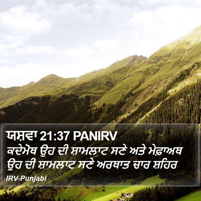 ਯਸ਼ਵਾ 21:37 PANIRV Bible Verse Image