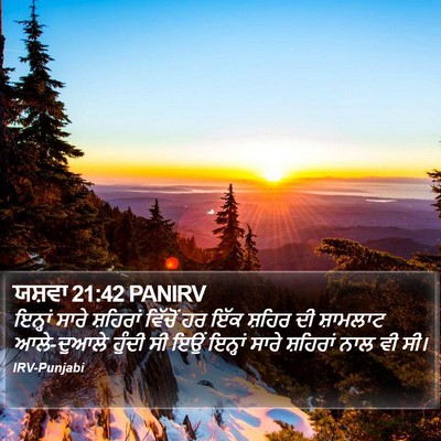 ਯਸ਼ਵਾ 21:42 PANIRV Bible Verse Image