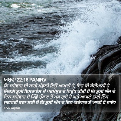 ਯਸ਼ਵਾ 22:16 PANIRV Bible Verse Image