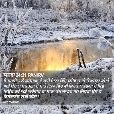 ਯਸ਼ਵਾ 24:31 PANIRV Bible Verse Image