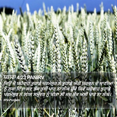 ਯਸ਼ਵਾ 4:23 PANIRV Bible Verse Image
