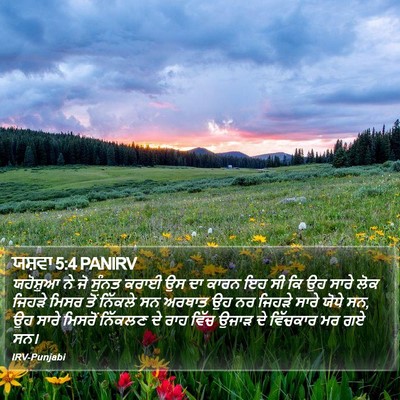 ਯਸ਼ਵਾ 5:4 PANIRV Bible Verse Image