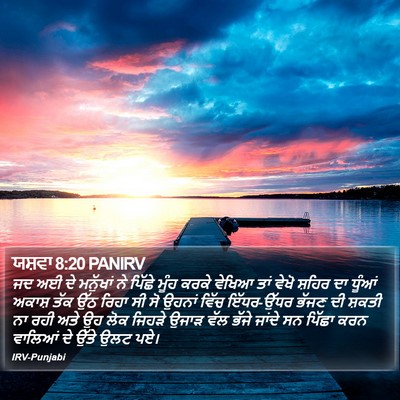 ਯਸ਼ਵਾ 8:20 PANIRV Bible Verse Image