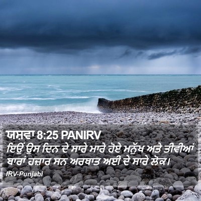 ਯਸ਼ਵਾ 8:25 PANIRV Bible Verse Image