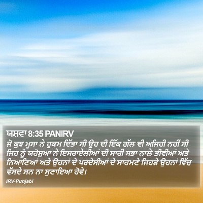 ਯਸ਼ਵਾ 8:35 PANIRV Bible Verse Image