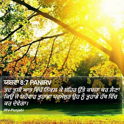 ਯਸ਼ਵਾ 8:7 PANIRV Bible Verse Image