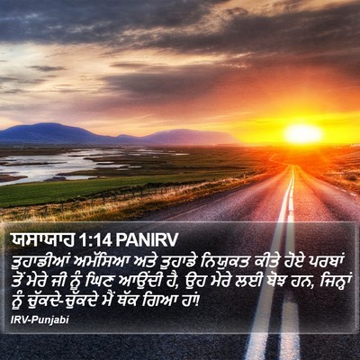 ਯਸਾਯਾਹ 1:14 PANIRV Bible Verse Image