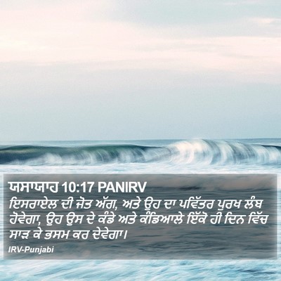 ਯਸਾਯਾਹ 10:17 PANIRV Bible Verse Image