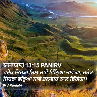 ਯਸਾਯਾਹ 13:15 PANIRV Bible Verse Image