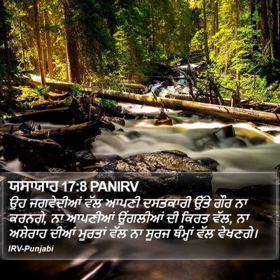 ਯਸਾਯਾਹ 17:8 PANIRV Bible Verse Image