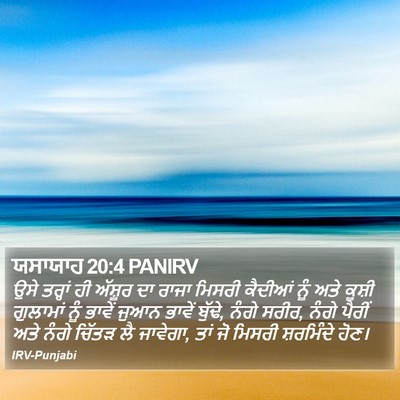 ਯਸਾਯਾਹ 20:4 PANIRV Bible Verse Image
